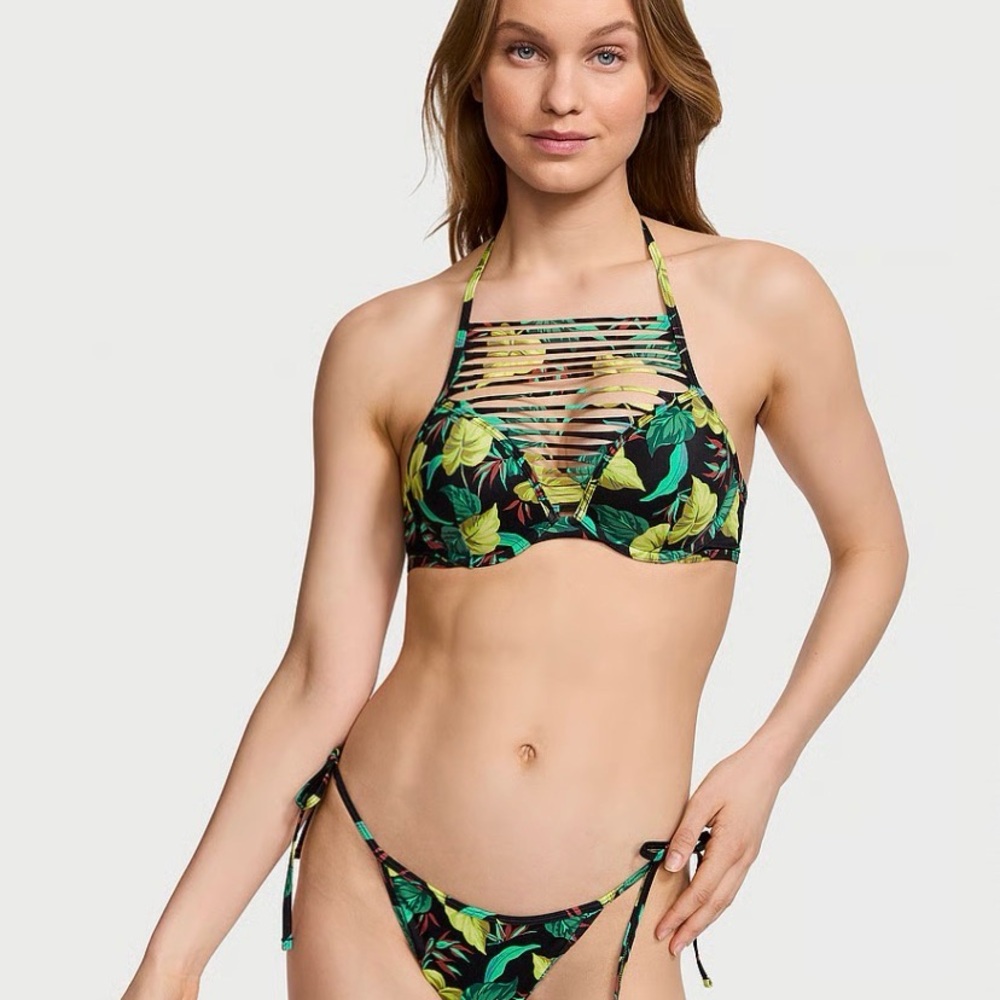 Victoria's Secret Green Leaf Bikini